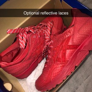 ASICS red Gel-Lyte V sneakers